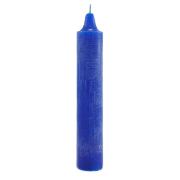 Blue Jumbo Candle 9", Each