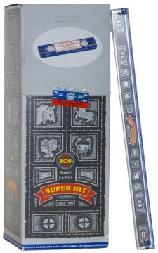 Super Hit Incense Sticks 10gm Square Pack, Box/25