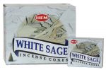 White Sage Incense Cones, HEM, Box/12