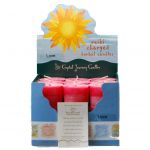 Love Herbal Votive Candles, Box/18