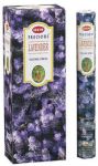 Precious Lavender Incense Sticks, HEM Hex Pack - 6 Boxes x 20 Sticks