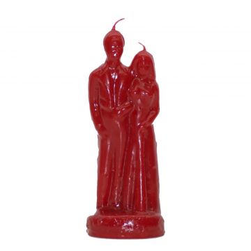 Marriage/Couple Large Candles - Red, Each