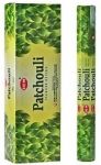 Patchouli Incense Sticks, HEM Hex Pack - 6 Boxes x 20 Sticks