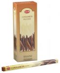 Cinnamon Incense Sticks, HEM Square Pack - 25 Boxes x 8 Sticks
