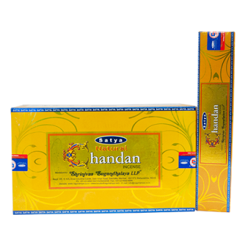 Satya Natural Sandal Incense Sticks, 15gm x 12 boxes