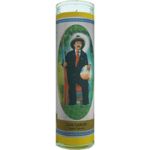 St. Simon Labeled 7 Day Candle, Yellow