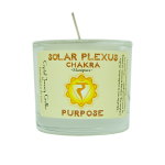 Solar Plexus Chakra Glass Votive, Each