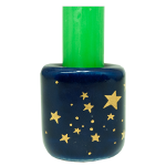 Blue Ceramic with Gold Stars Chime Candle Holder 1/2", Pack of 5