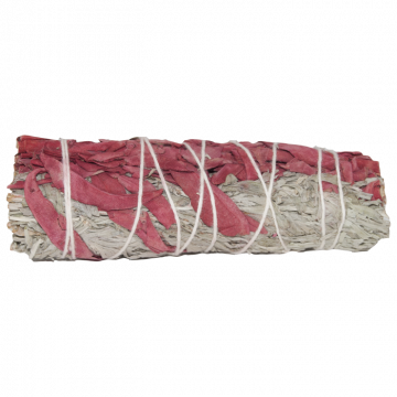 White Sage, Dragon's Blood & Blue Sage Smudge Stick - Small 4" (6 Pack)