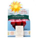 Wisdom Herbal Votive Candles, Box/18